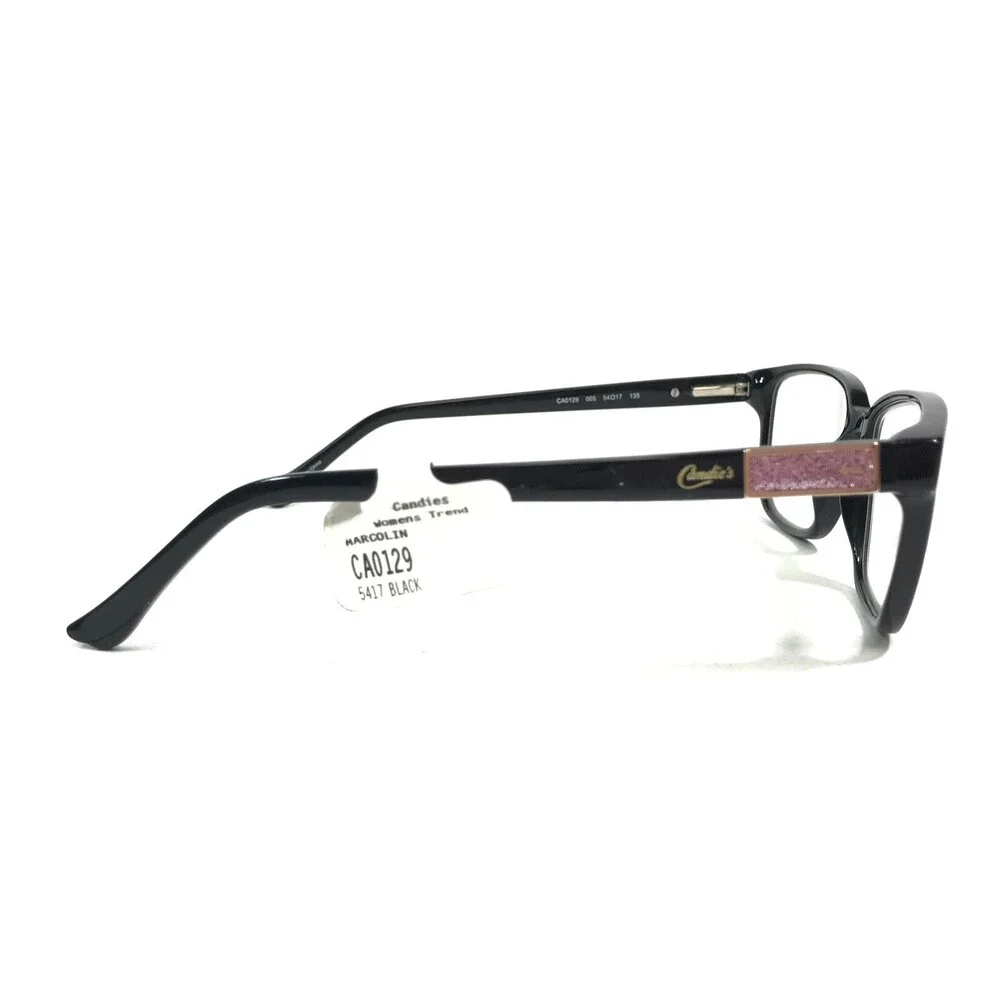 Candies CA0129 005 Eyeglasses Frames Black Square Full Rim 54-17-135